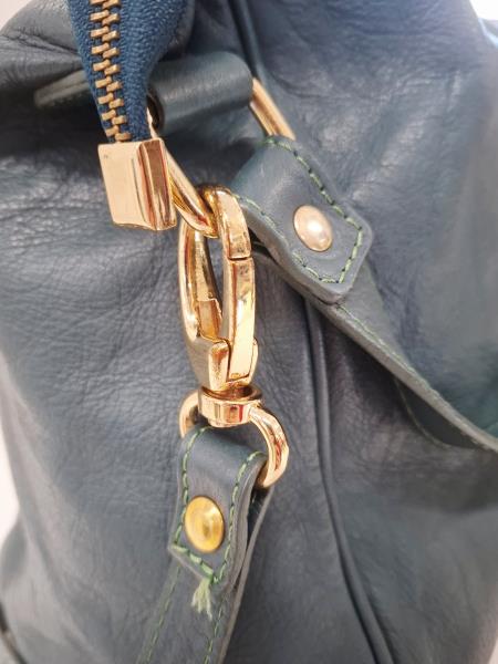 BORSA ELENA MIRO' PELLE VERDE CON TRACOLLA