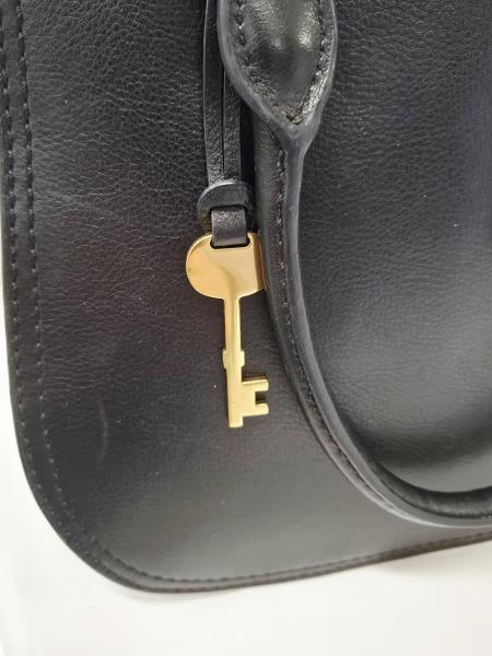 BORSA FOSSIL NERA PELLE (SENZA TRACOLLA)