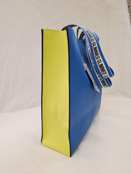 BORSA GLIMMED BLU GIALLA