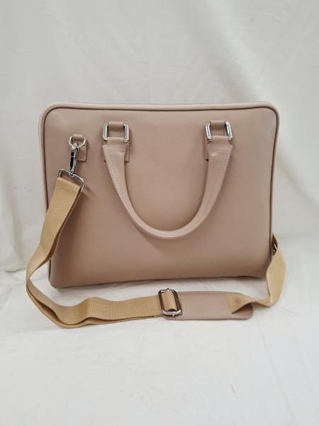 BORSA PELLE PORTA PC ROSA CON TRACOLLA