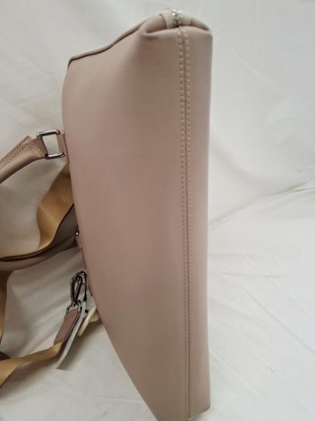 BORSA PELLE PORTA PC ROSA CON TRACOLLA