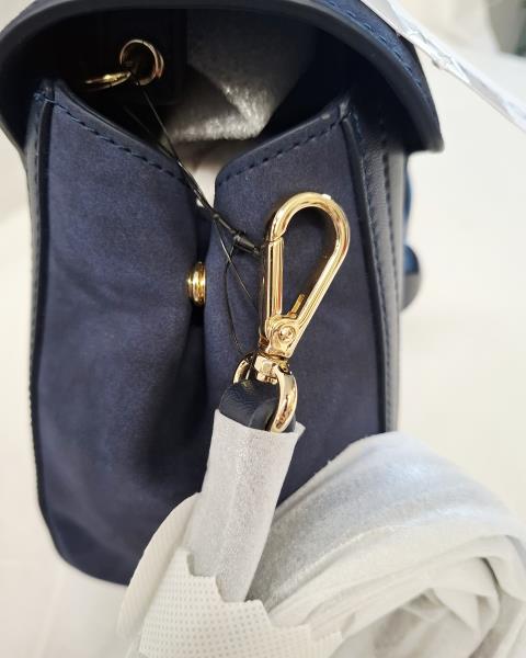 BORSA POLLINI ECOPELLE BLU NUOVA!