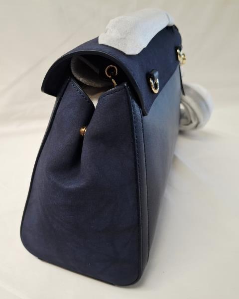 BORSA POLLINI ECOPELLE BLU NUOVA!