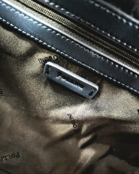 BORSA POLLINI ECOPELLE BLU NUOVA!