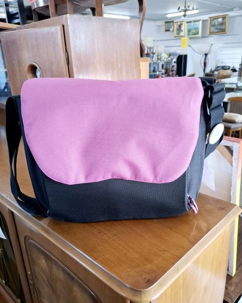 BORSA PORTA ACCESSORI NEONATI BEBECONFORT NERA ROSA