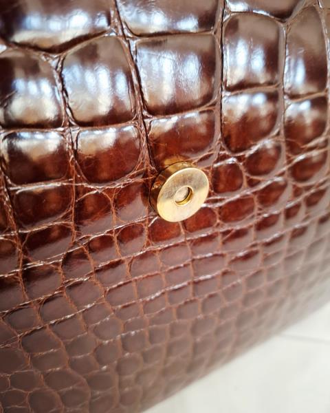 BORSA RIGIDA STAMPA COCCO