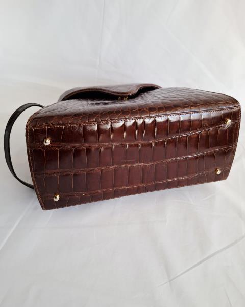 BORSA RIGIDA STAMPA COCCO