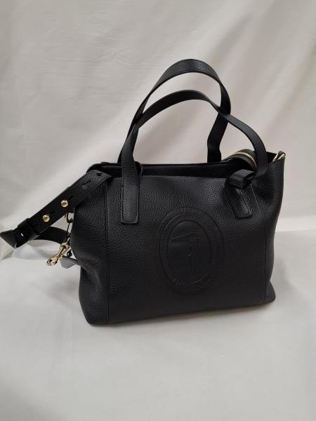 BORSA TRUSSARDI JEANS NERA CON TRACOLLA