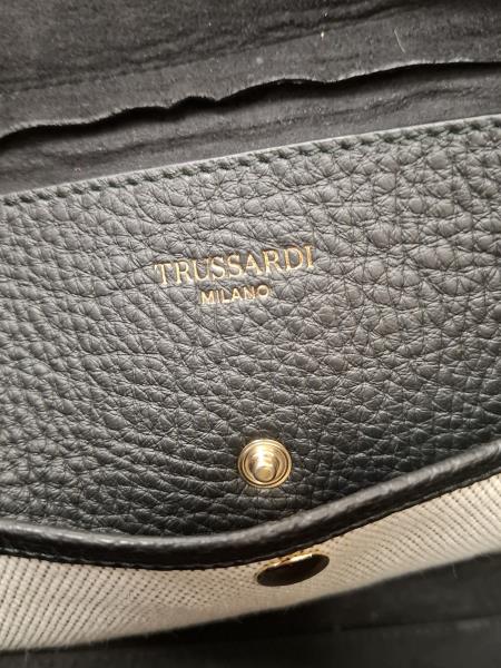 BORSA TRUSSARDI JEANS NERA CON TRACOLLA
