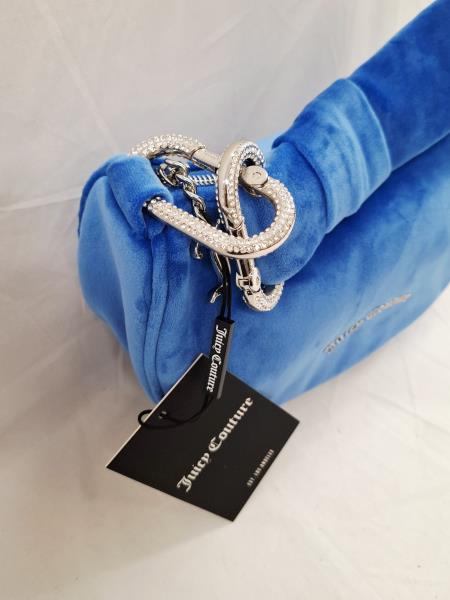 BORSETTA  A MANO JUICY COUTURE AZZURRA