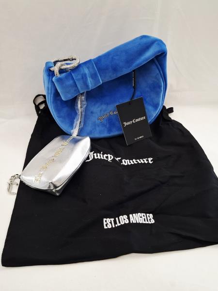 BORSETTA  A MANO JUICY COUTURE AZZURRA