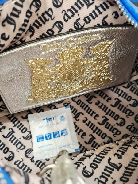BORSETTA  A MANO JUICY COUTURE AZZURRA