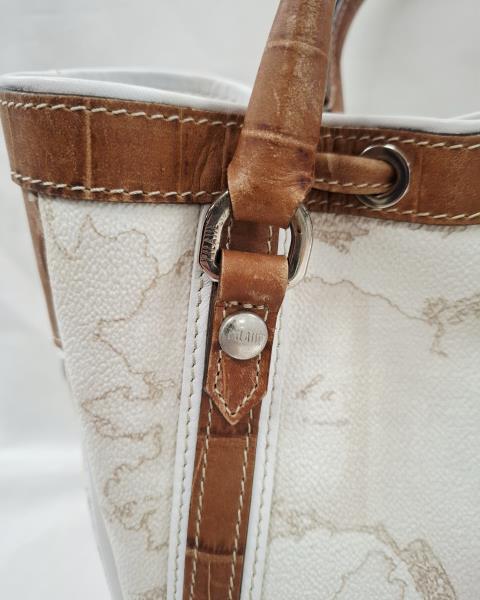 BORSETTA A MANO PRIMA CLASSE BEIGE MARRONE