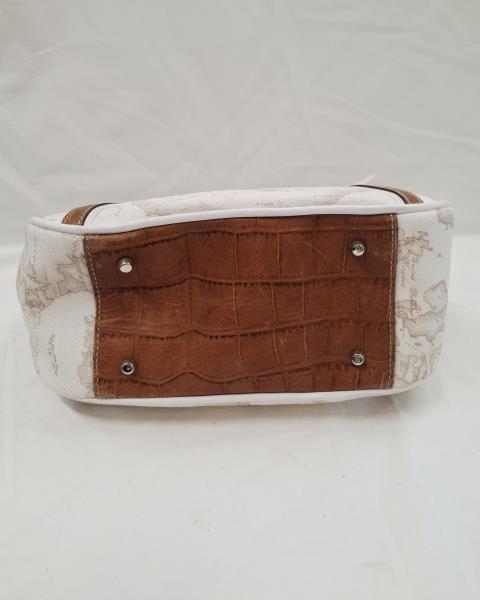 BORSETTA A MANO PRIMA CLASSE BEIGE MARRONE
