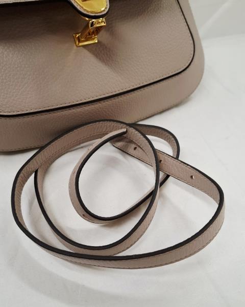 BORSETTA COCCINELLE BEIGE CON TRACOLLA
