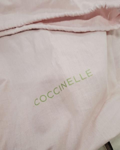 BORSETTA COCCINELLE BEIGE CON TRACOLLA