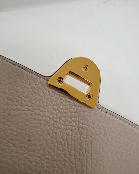 BORSETTA COCCINELLE BEIGE CON TRACOLLA