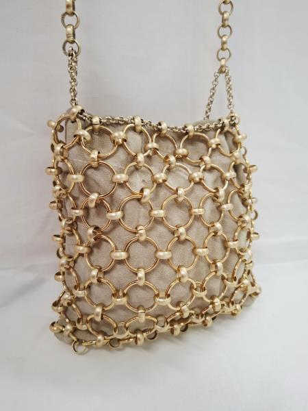 BORSETTA ELENA MIRO  CATENELLA DORATA