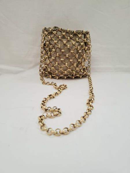 BORSETTA ELENA MIRO' CATENELLA DORATA