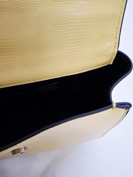 BORSETTA MOTIVI GIALLA NUOVA