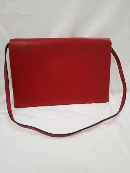 BORSETTA ROSSA PELLE 
