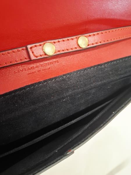 BORSETTA ROSSA PELLE 