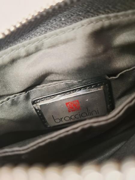 BORSETTA TUA BRACCIALINI VERNICE BIANCO NERA BUGS