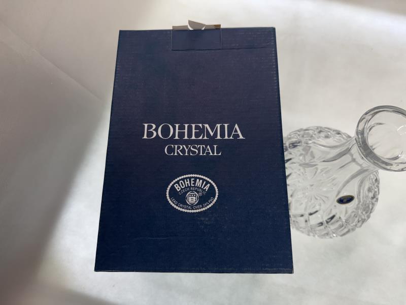 BOTTIGLIA CRISTALLO BOHEMIA CZECH REPUBLIC