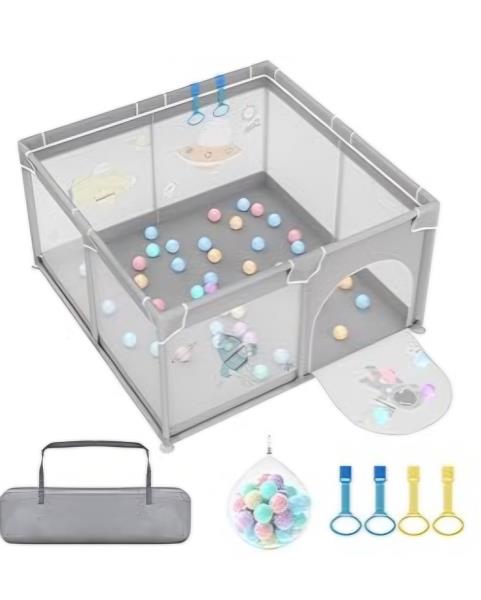 BOX AREA GIOCO NEONATO 127X127 CON PALLINE NUOVO!