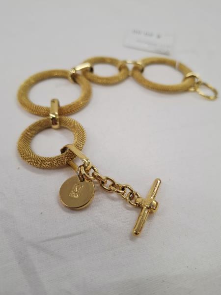 BRACCIALE ANELLI DORATO 1AR