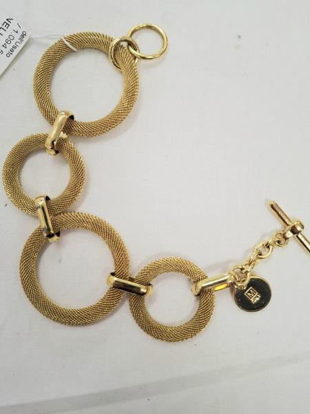 BRACCIALE ANELLI DORATO 1AR