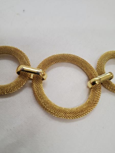 BRACCIALE ANELLI DORATO 1AR