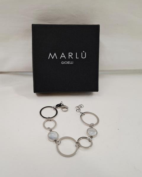 BRACCIALE MARLU' CERCHIETTI MADREPERLA