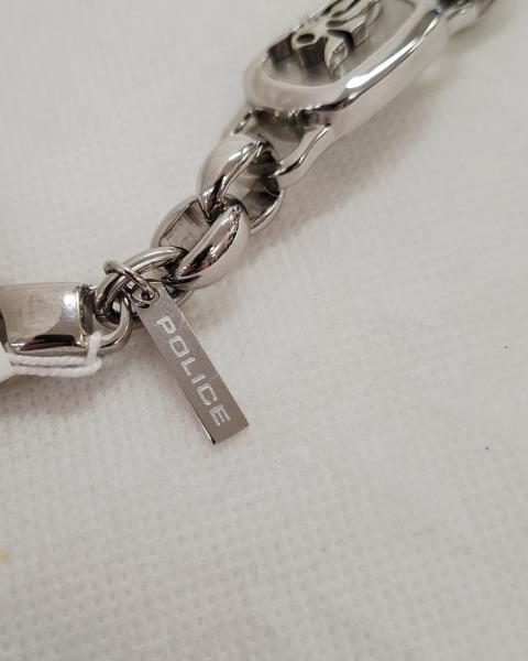 BRACCIALE UOMO POLICE CATENA TESCHIO