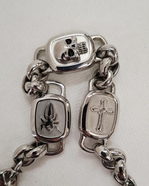 BRACCIALE UOMO POLICE CATENA TESCHIO