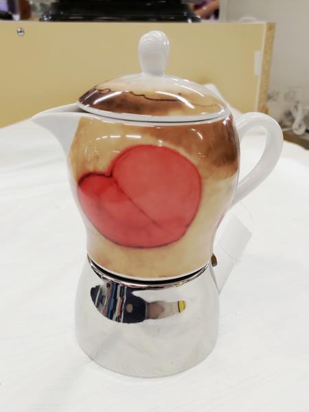 CAFFETTIERA THUN CERAMICA ACCIAIO