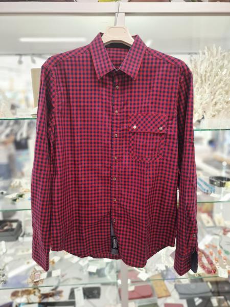 CAMICIA COOPH QUADRETTI ROSSO BLU TG M