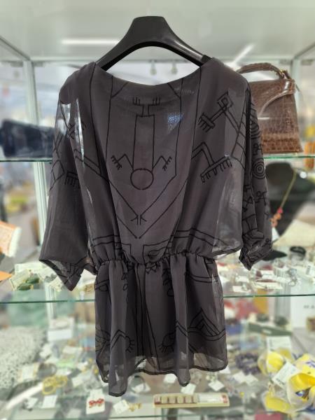 CAMICIA DESIGUAL GRIGIA TG S