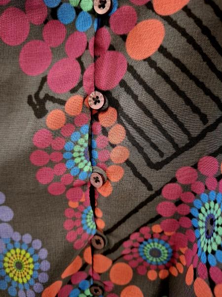 CAMICIA DESIGUAL GRIGIA TG S