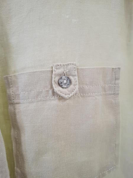 CAMICIA FIORELLA RUBINO BEIGE 100% LINO TG 48