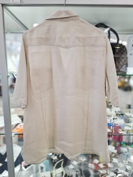 CAMICIA FIORELLA RUBINO BEIGE 100% LINO TG 48
