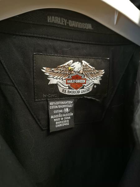 CAMICIA HARLEY DAVIDSON NERA TG M
