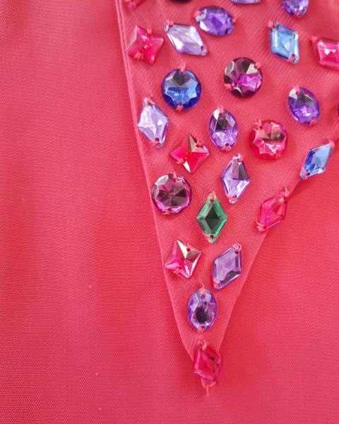 CAMICIA LA GATTA SUL TETTO CHE SCOTTA FUXIA TG M VINTAGE