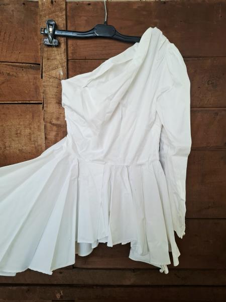 CAMICIA MARCIANO BIANCO MONOSPALLA TG 40 NUOVO!