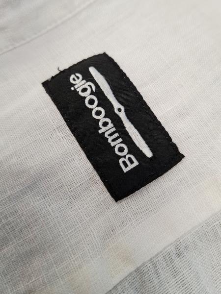 CAMICIA UO LINO BOMBOOGIE BIANCA TG XL