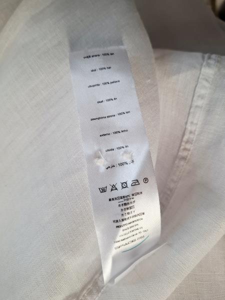 CAMICIA UO LINO BOMBOOGIE BIANCA TG XL