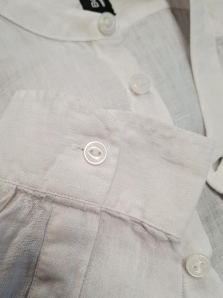 CAMICIA UO LINO BOMBOOGIE BIANCA TG XL