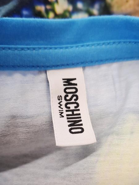 CANOTTA MOSCHINO SWIM BLU MARE TG S