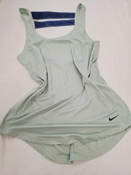 CANOTTA NIKE DRI-FIT TG S VERDE CHIARO