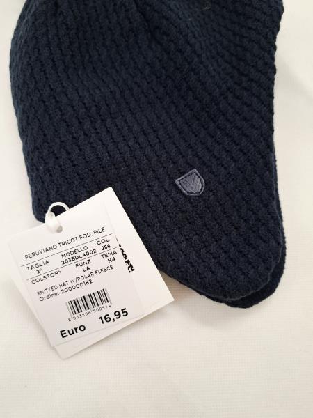CAPPELLINO + SCIARPA BRUMS BLU